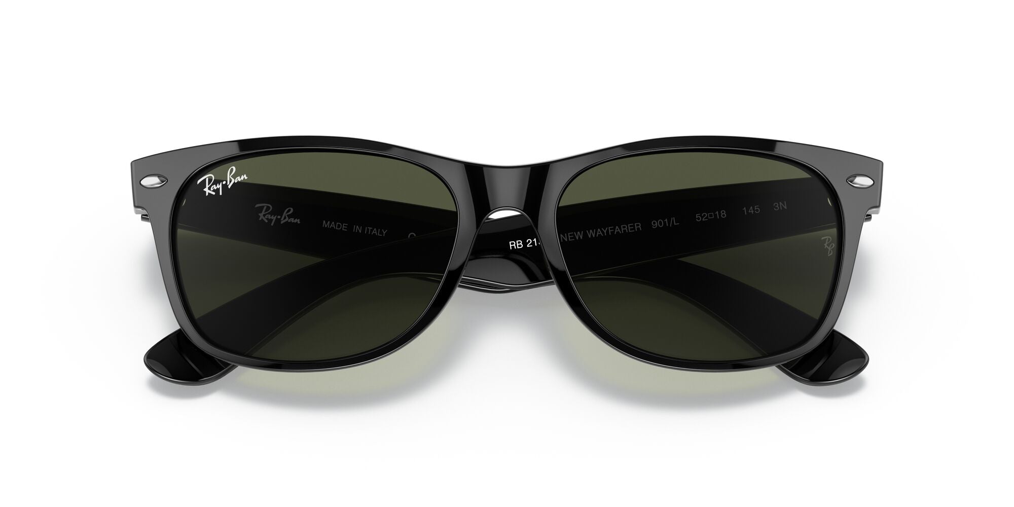 RAY-BAN NEW WAYFARER, 0RB2132, 901L Black, 55