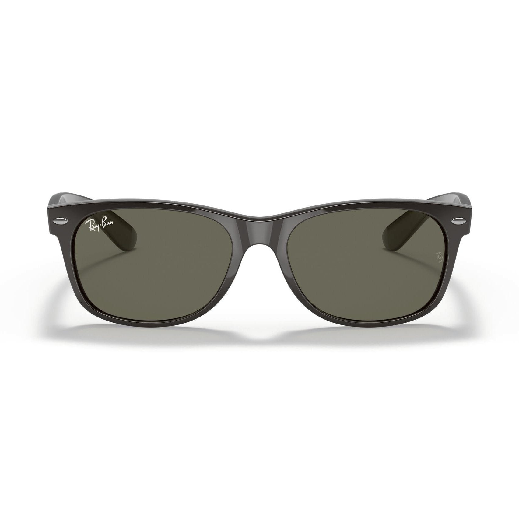Ray-Ban New Wayfarer RB2132 901L Matte Black / Crystal Green