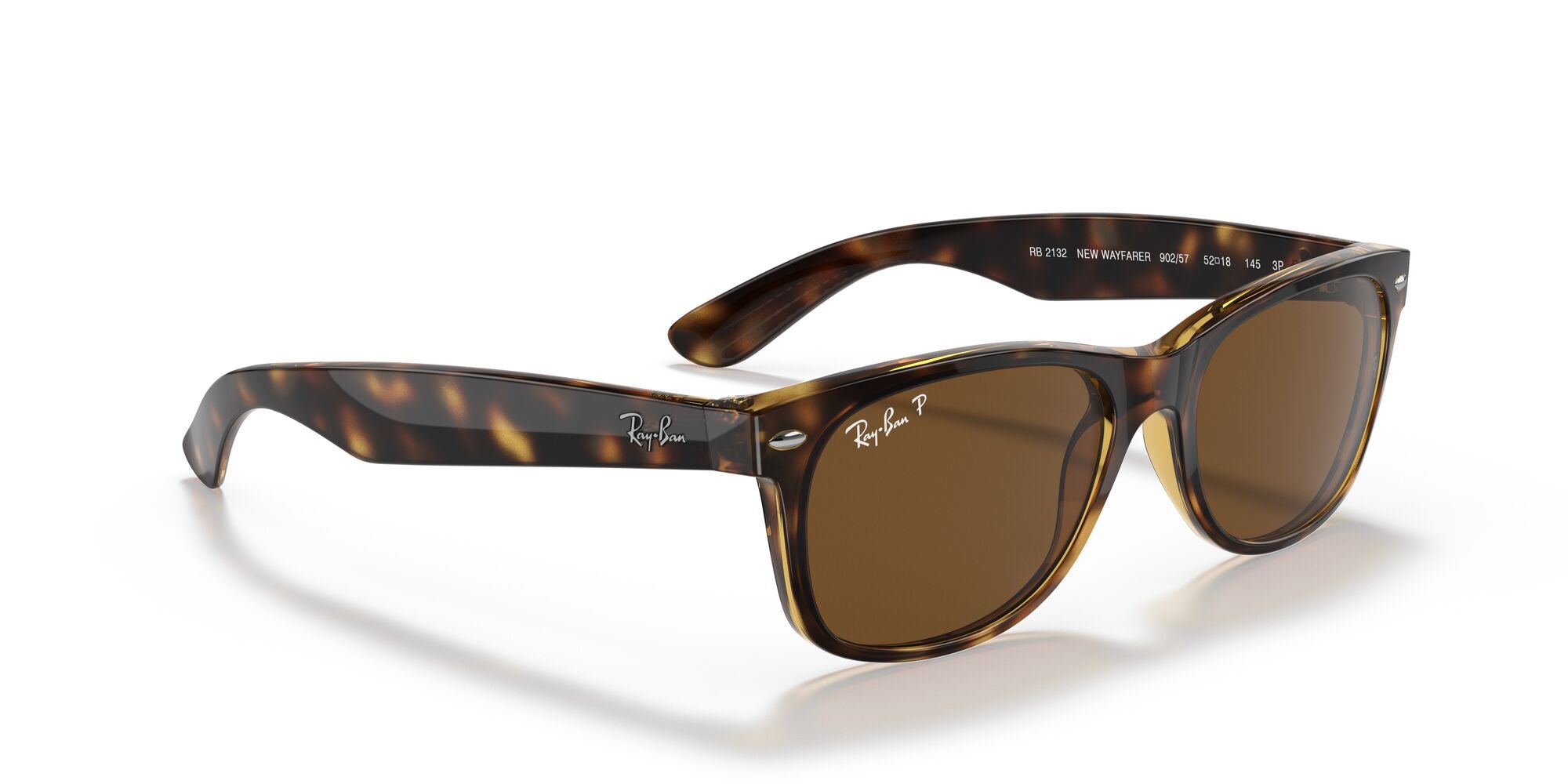 Ray-Ban New Wayfarer RB2132 902/57 Tortoise 55mm | Eye Concepts Australia