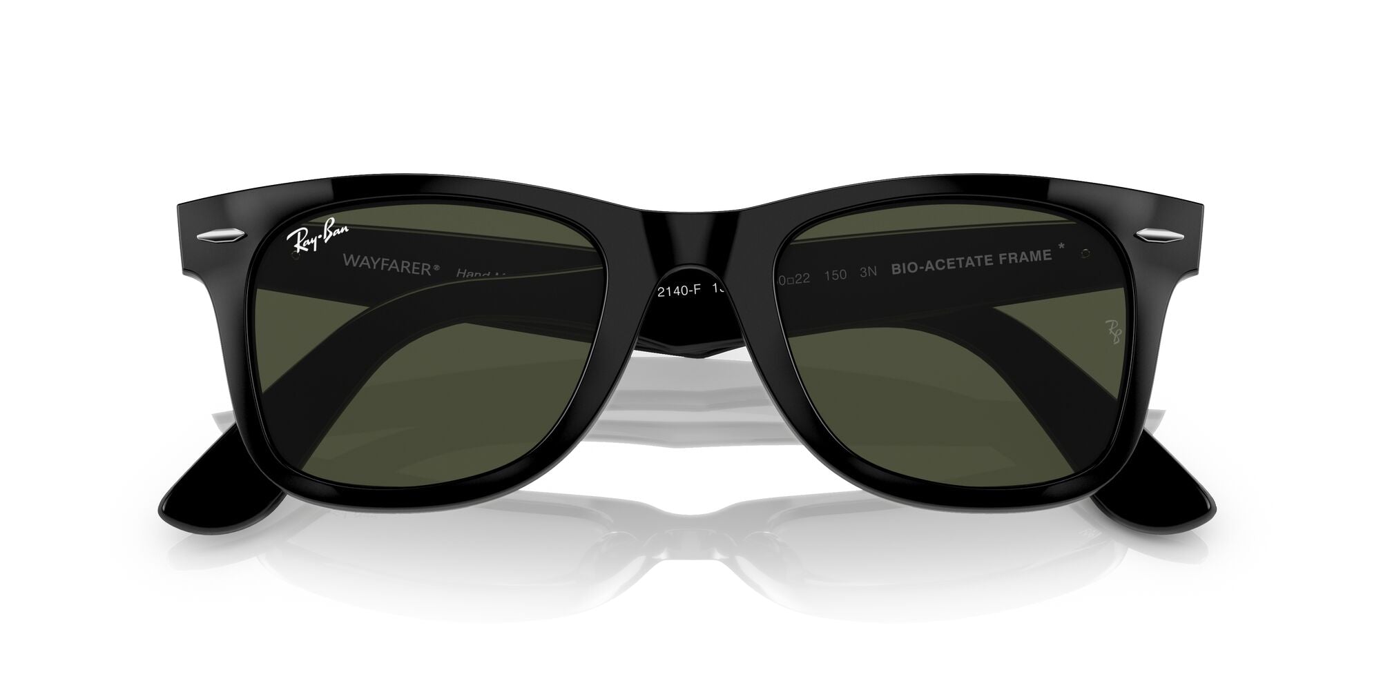 Ray-Ban Wayfarer RB2140F 135831 Black 52mm | Eye Concepts Australia