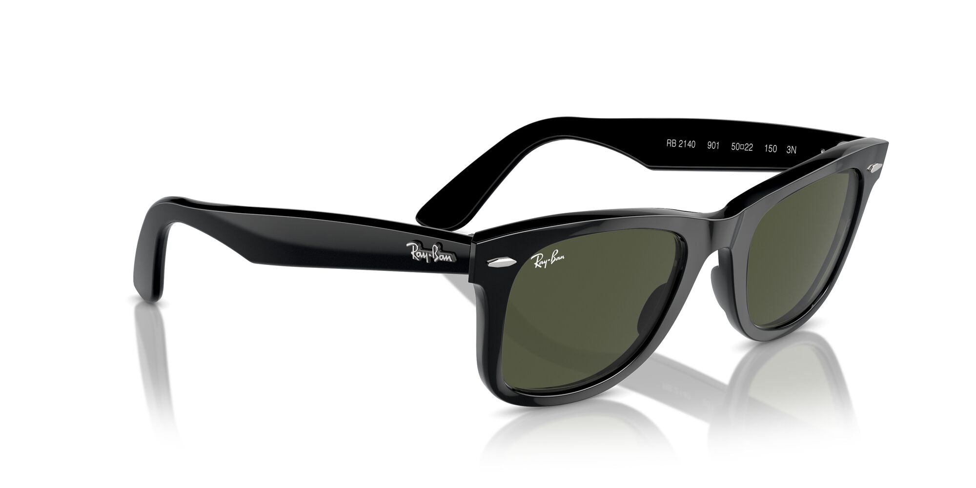 RAY-BAN WAYFARER, 0RB2140, 901 Black, 50