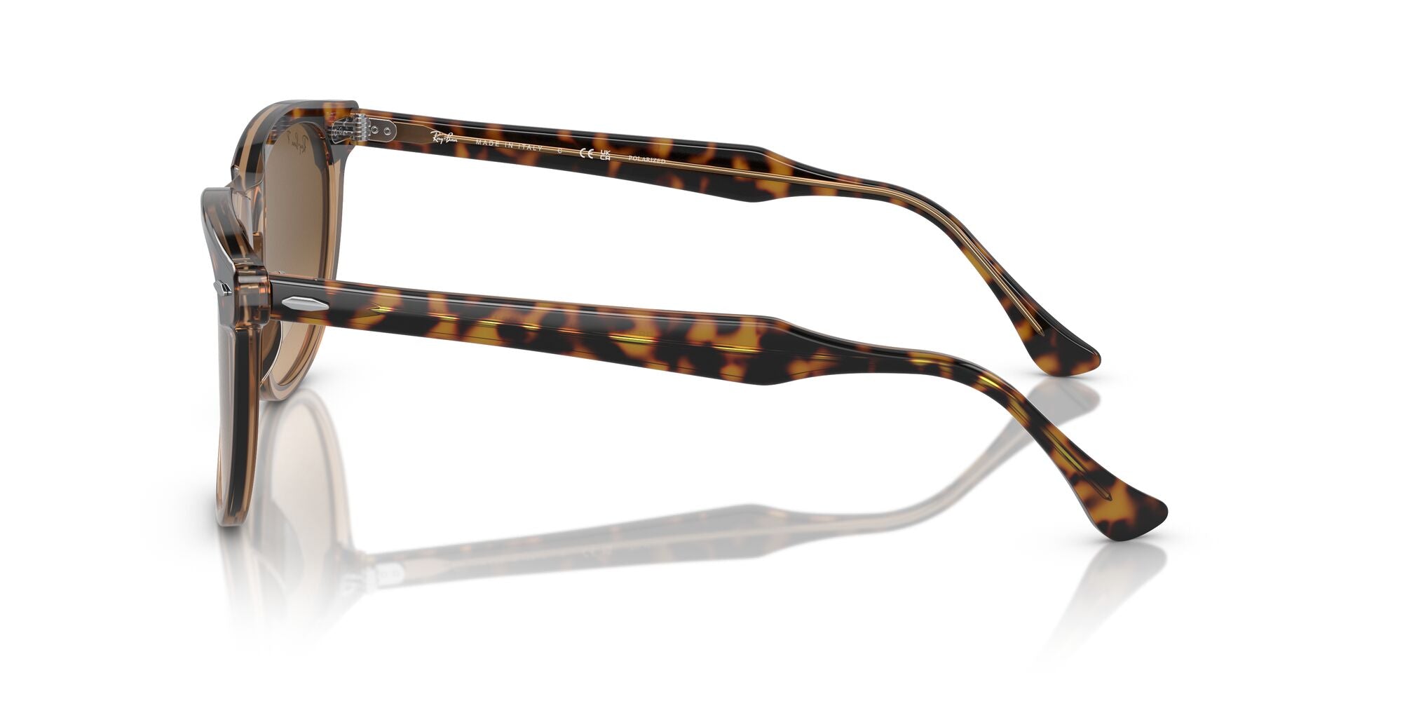 RAY-BAN EAGLEEYE, 0RB2398, 1292M2 Havana On Transparent Brown, 56