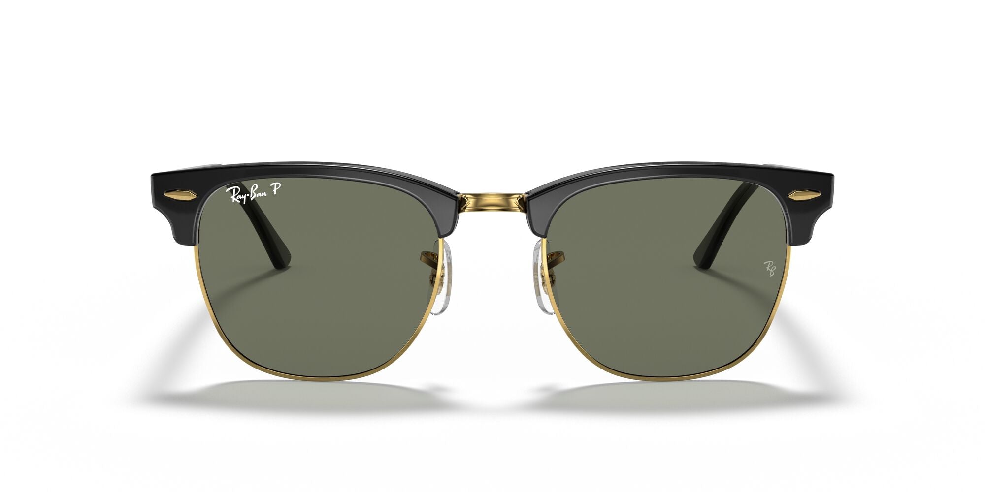 RAY-BAN CLUBMASTER, 0RB3016, 901/58 Black On Gold, 55