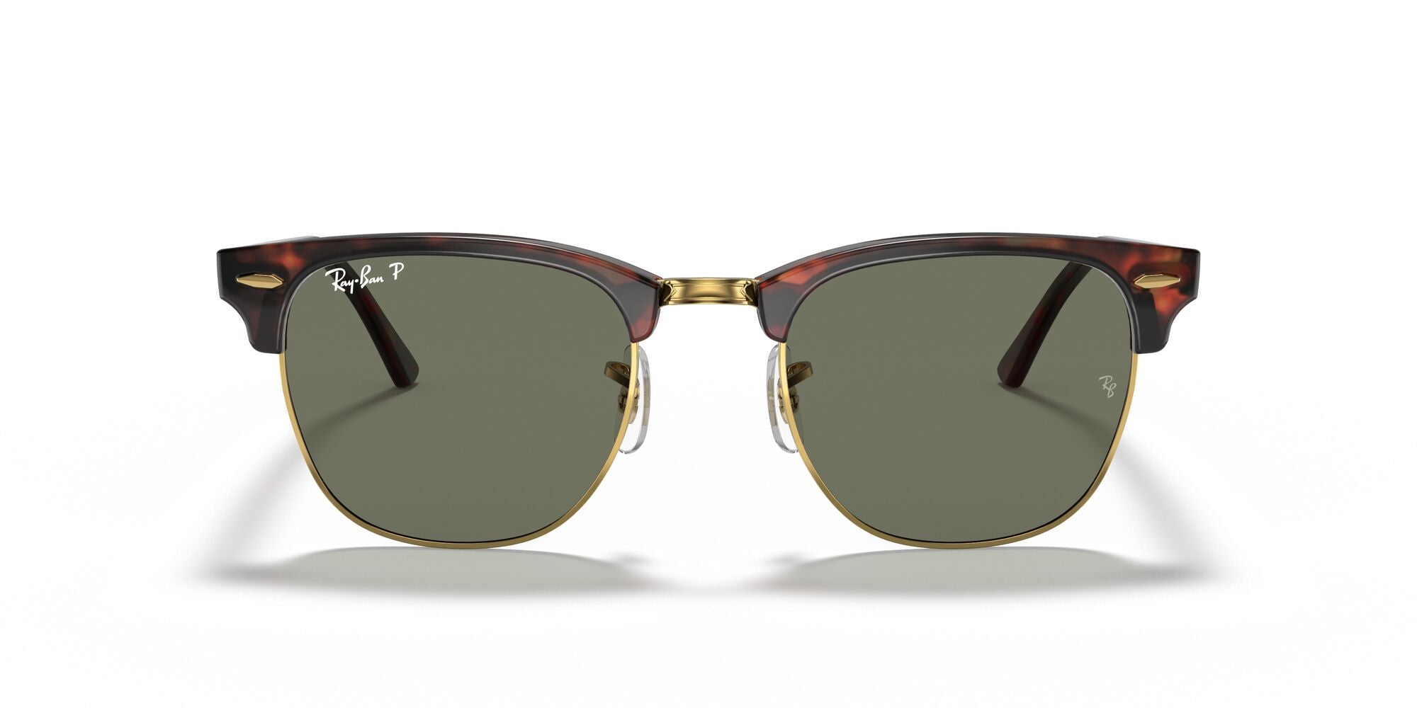 RAY-BAN CLUBMASTER, 0RB3016, 990/58 Tortoise On Gold, 55