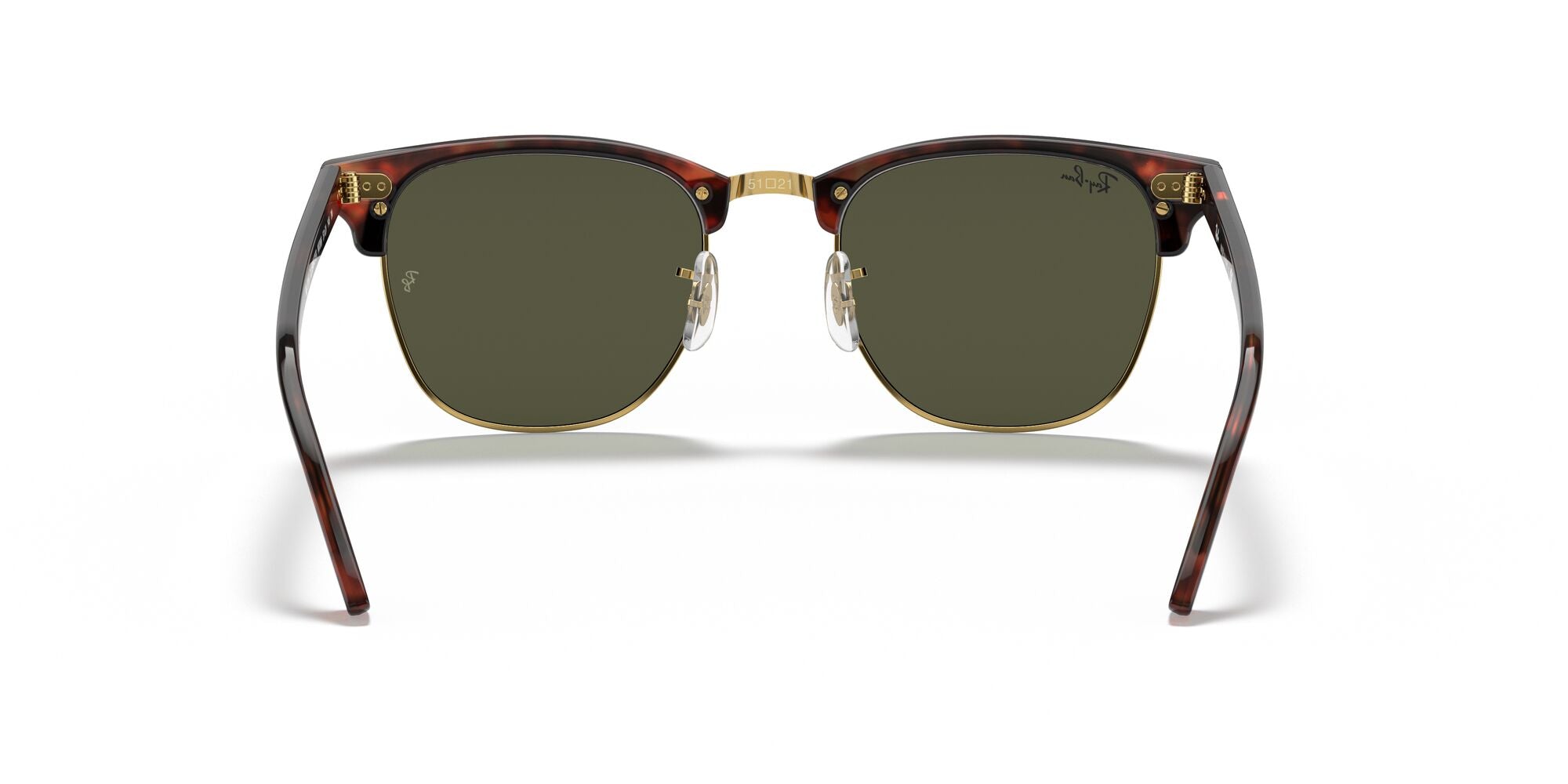 RAY-BAN CLUBMASTER, 0RB3016, W0366 Tortoise On Gold, 51
