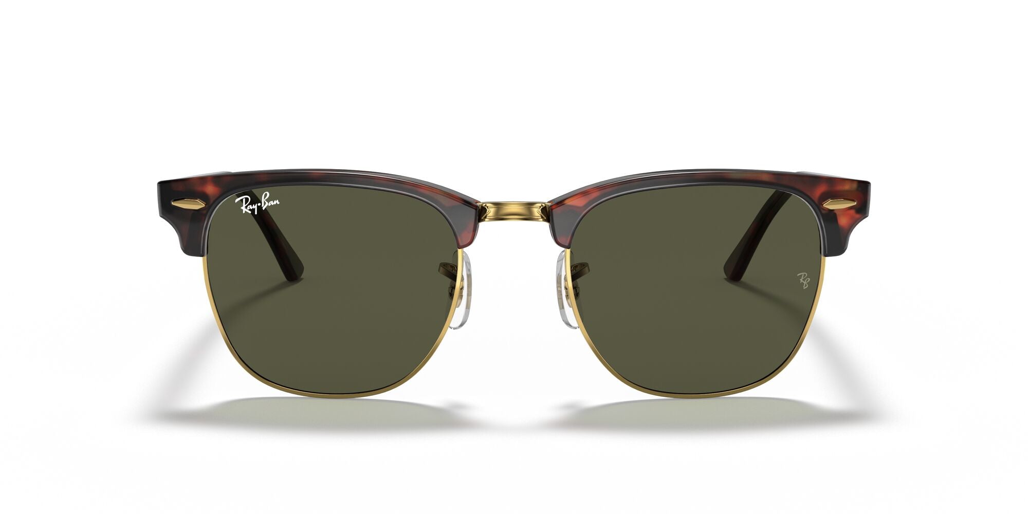 RAY-BAN CLUBMASTER, 0RB3016, W0366 Tortoise On Gold, 55