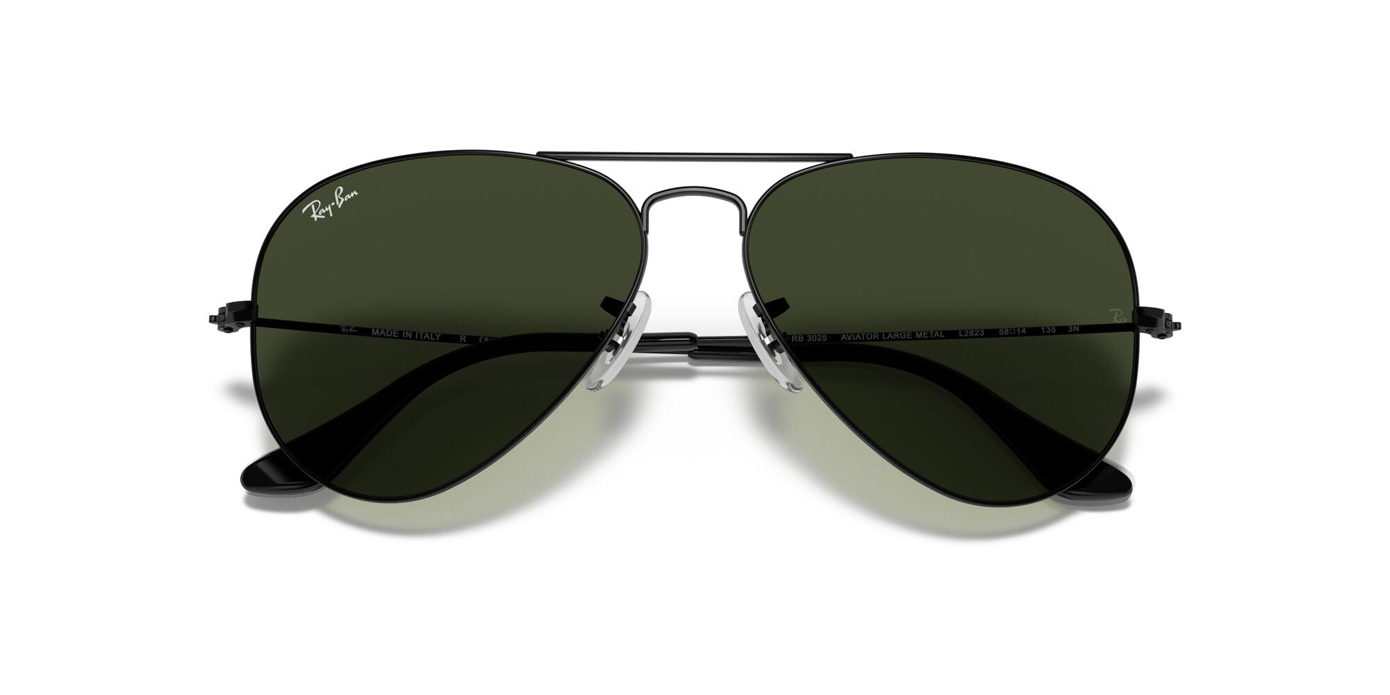 Ray-Ban Aviator RB3025 L2823 Black 58mm | Eye Concepts Australia