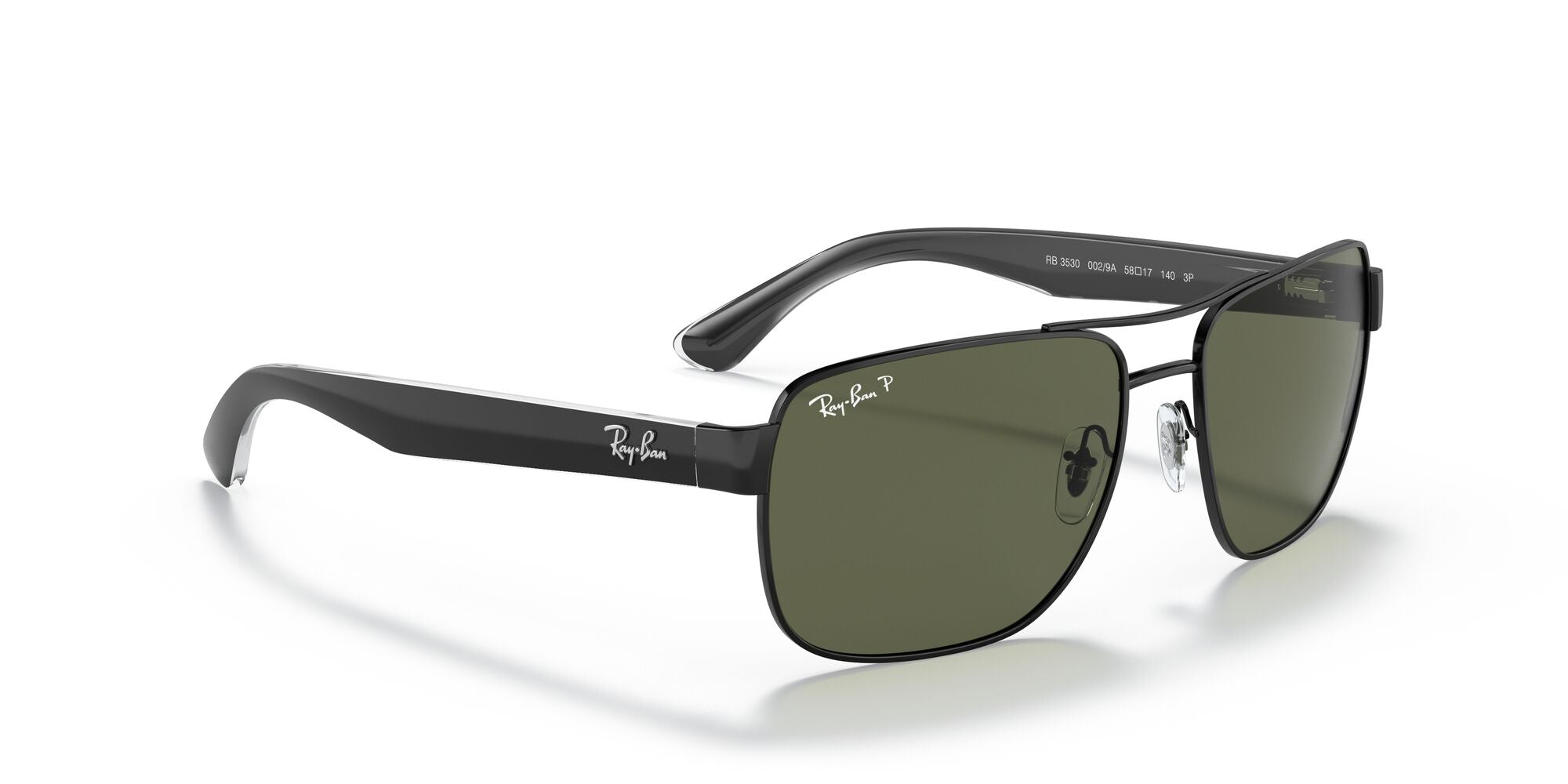 RAY-BAN, 0RB3530, 002/9A Black, 58