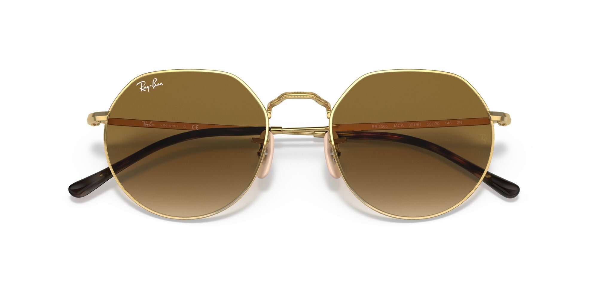 RAY-BAN JACK, 0RB3565, 001/51 Gold, 53