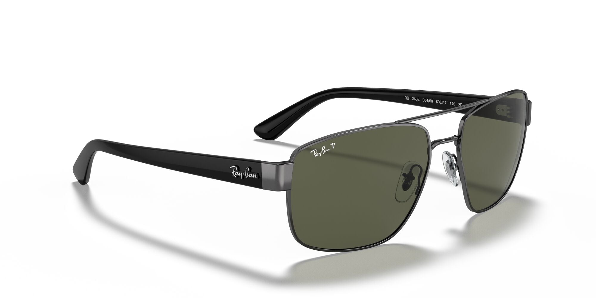 RAY-BAN, 0RB3663, 004/58 Gunmetal, 60