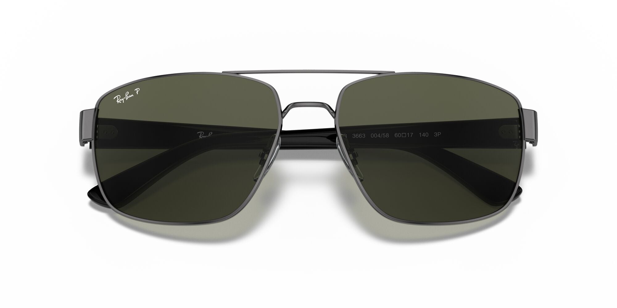 RAY-BAN, 0RB3663, 004/58 Gunmetal, 60
