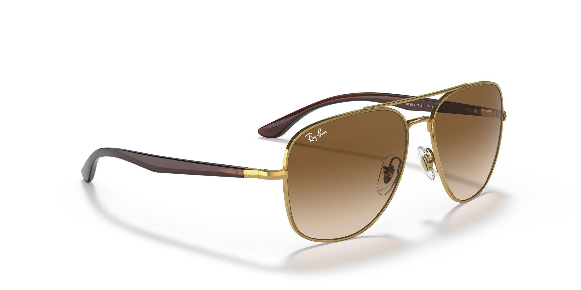 RAY-BAN, 0RB3683, 001/51 Gold, 56