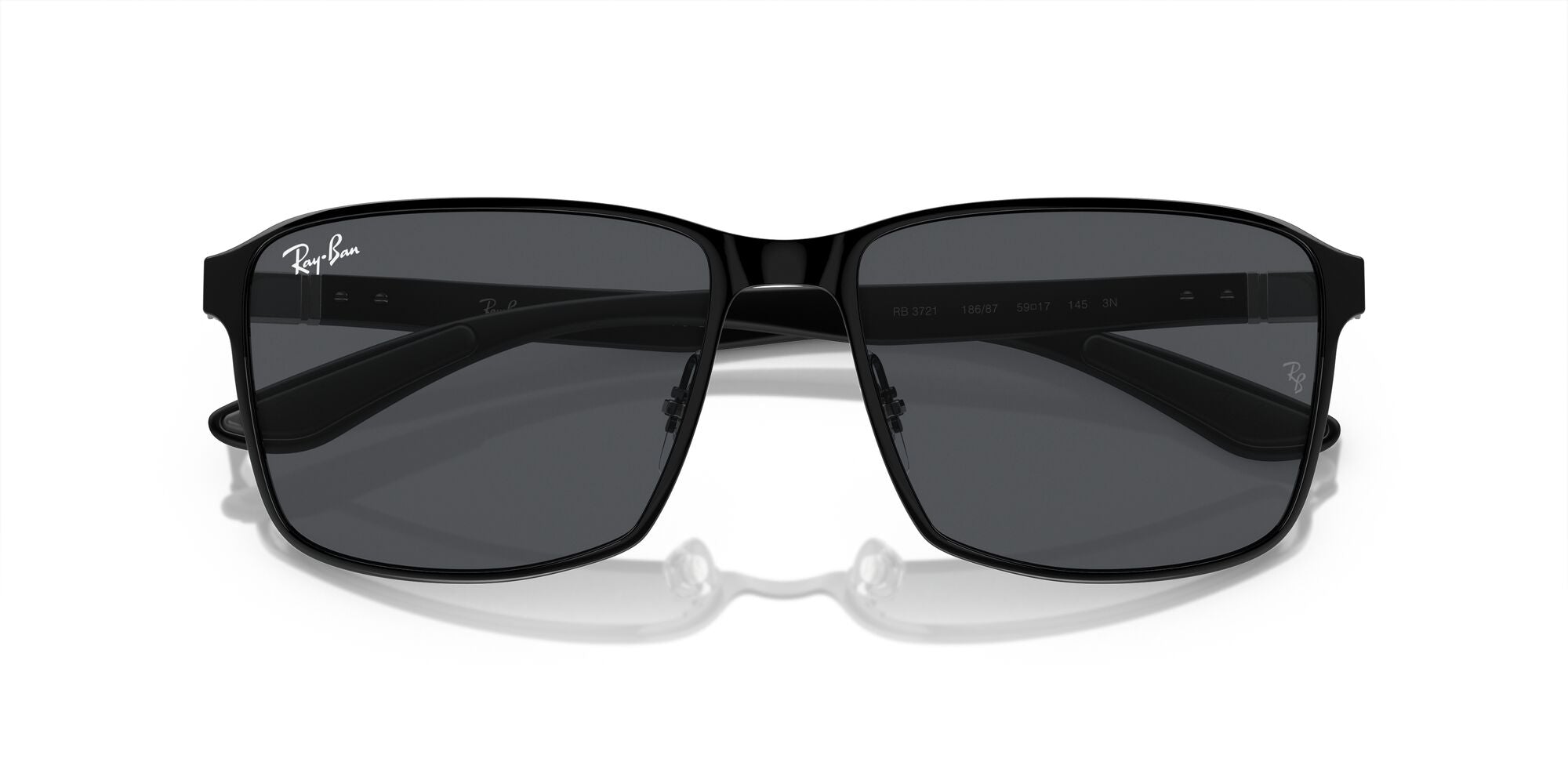 Ray-Ban RB3721 186/87 Black On Black 59mm | Eye Concepts Australia