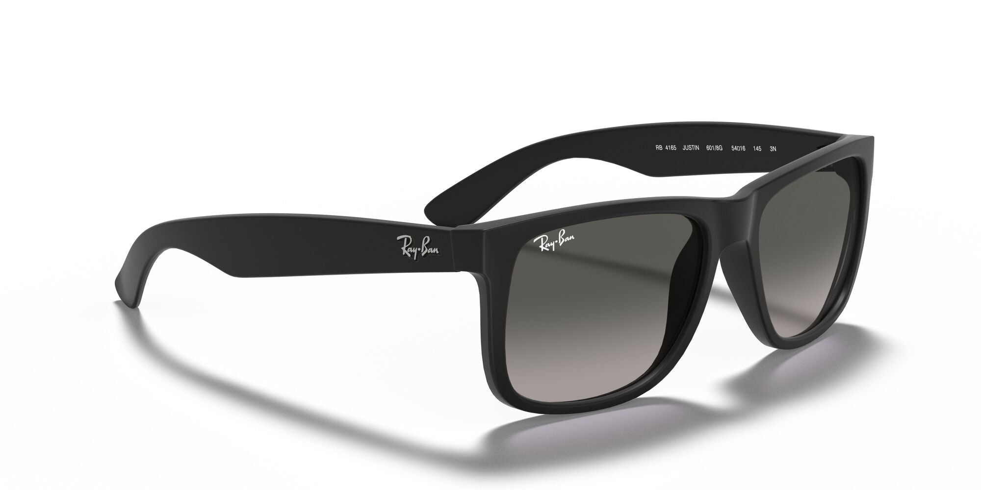 RAY-BAN JUSTIN, 0RB4165, 601/8G Black, 55