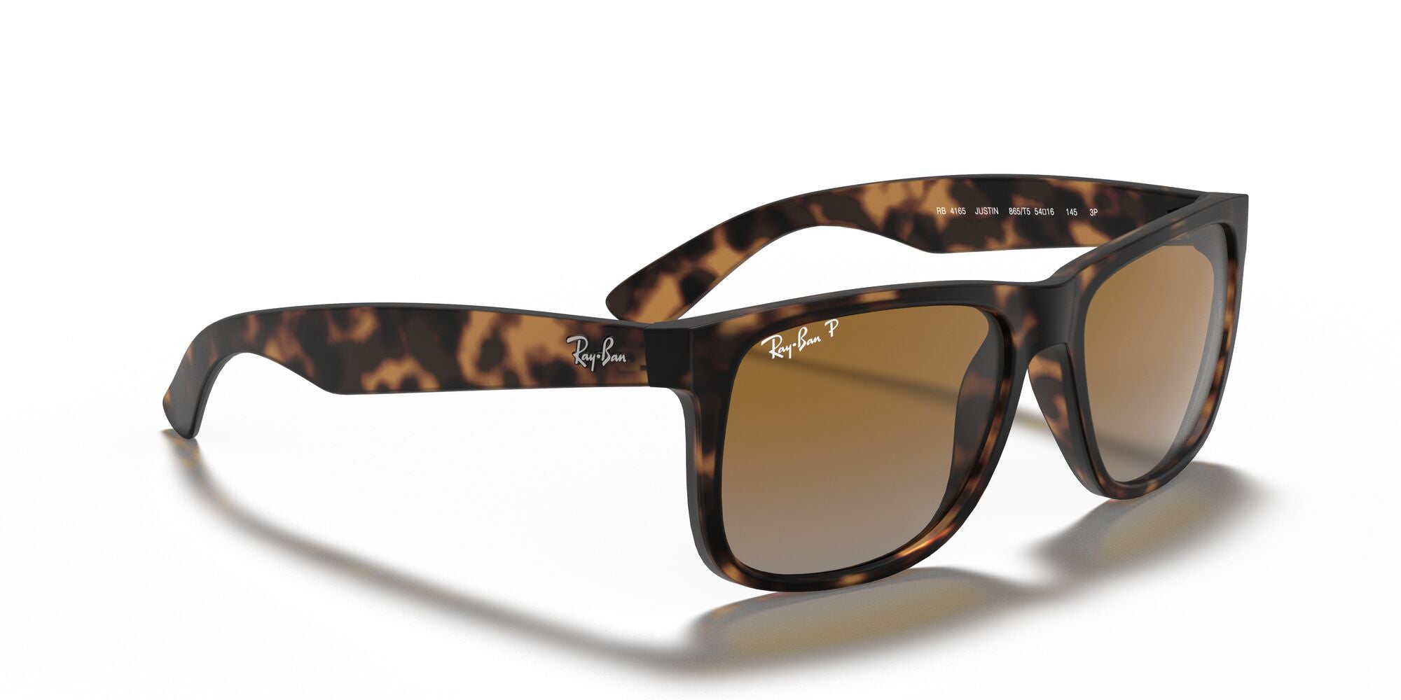 RAY-BAN JUSTIN, 0RB4165, 865/T5 Havana, 55