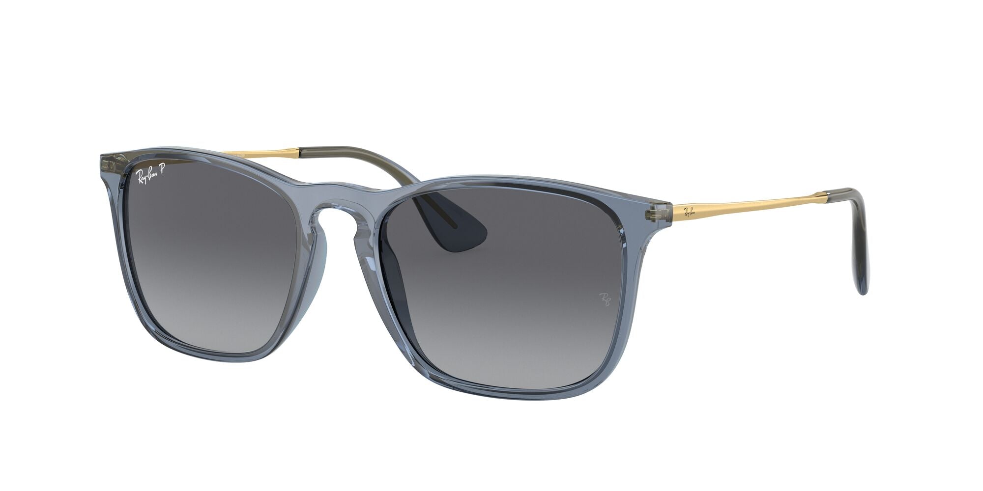Ray-Ban Chris RB4187F 6592T3 Transparent Blue 54mm | Eye Concepts Australia