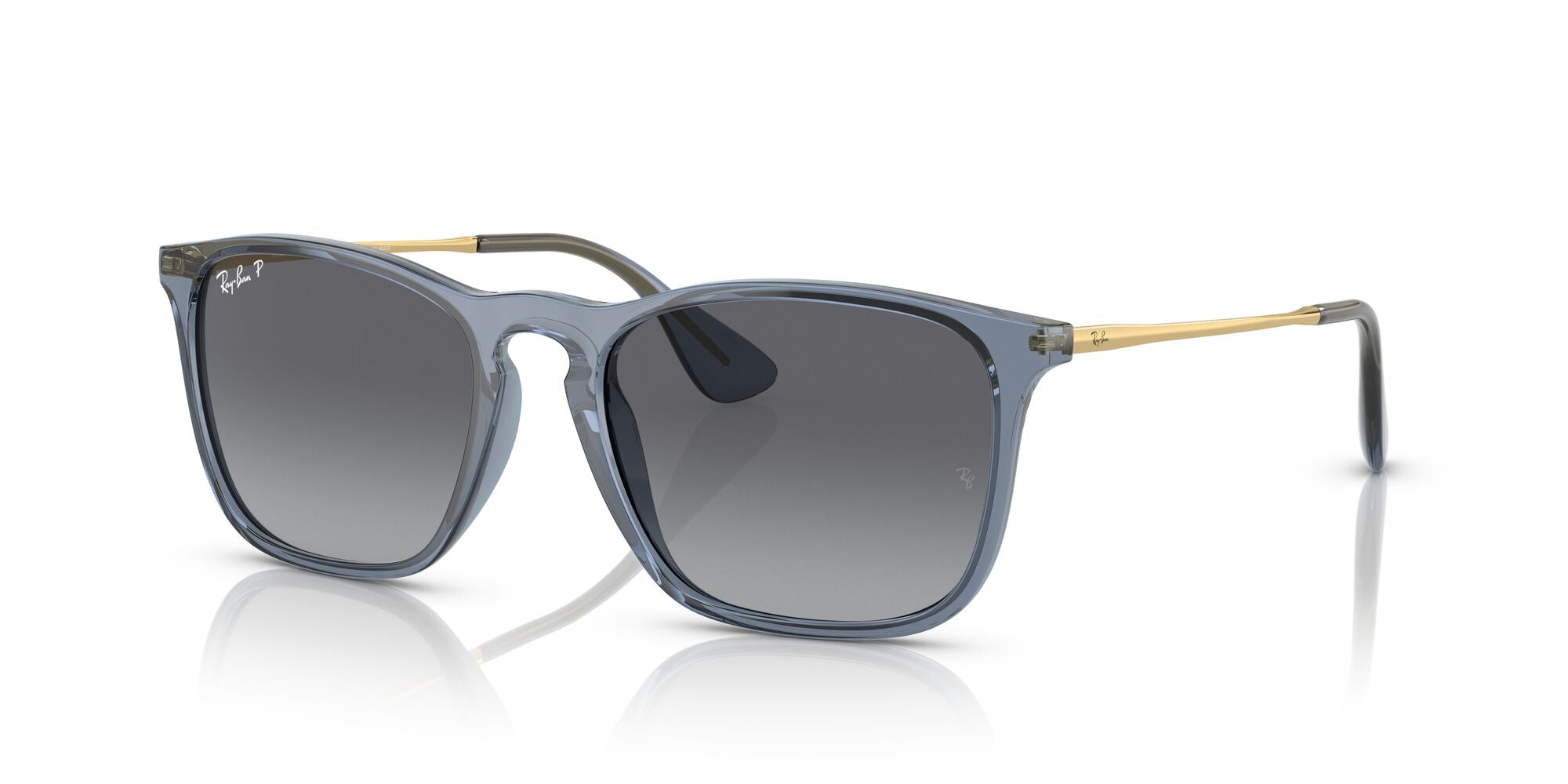 Ray-Ban Chris RB4187F 6592T3 Transparent Blue 54mm | Eye Concepts Australia