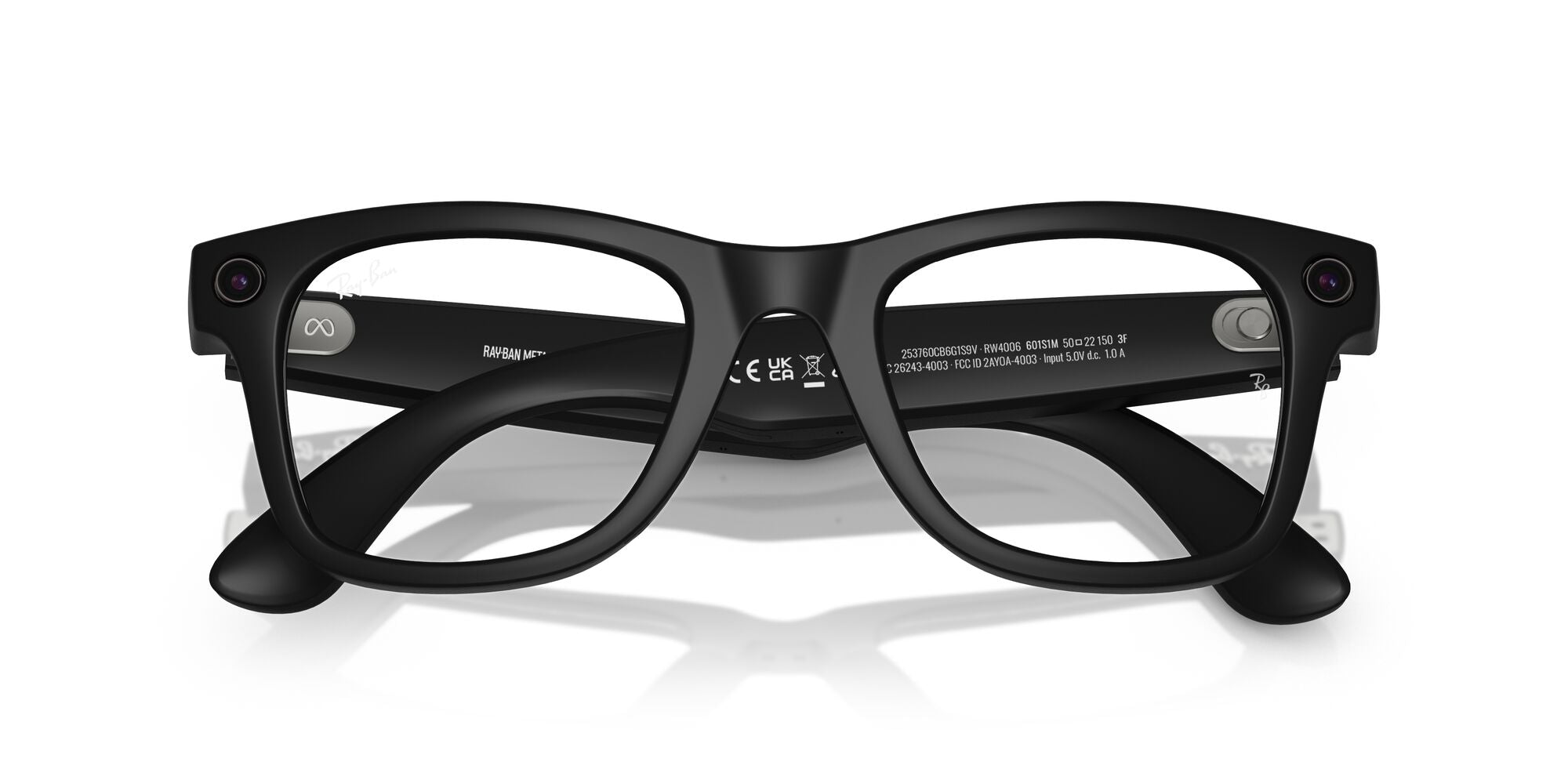 Ray-Ban Wearable, 0RW4008, 601S1M Black, 53