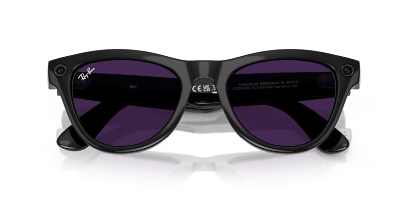 RAY-BAN, 0RW4010 Meta Skyler, Transitions Clear/Amethyst Black, 52