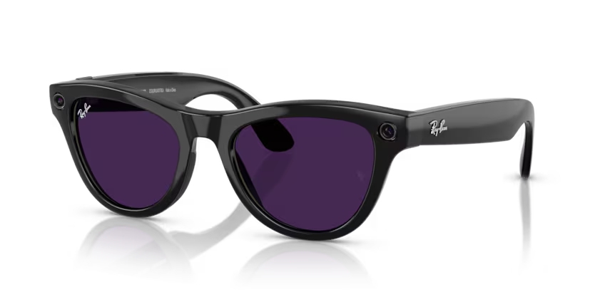 RAY-BAN, 0RW4010 Meta Skyler, Transitions Clear/Amethyst Black, 52