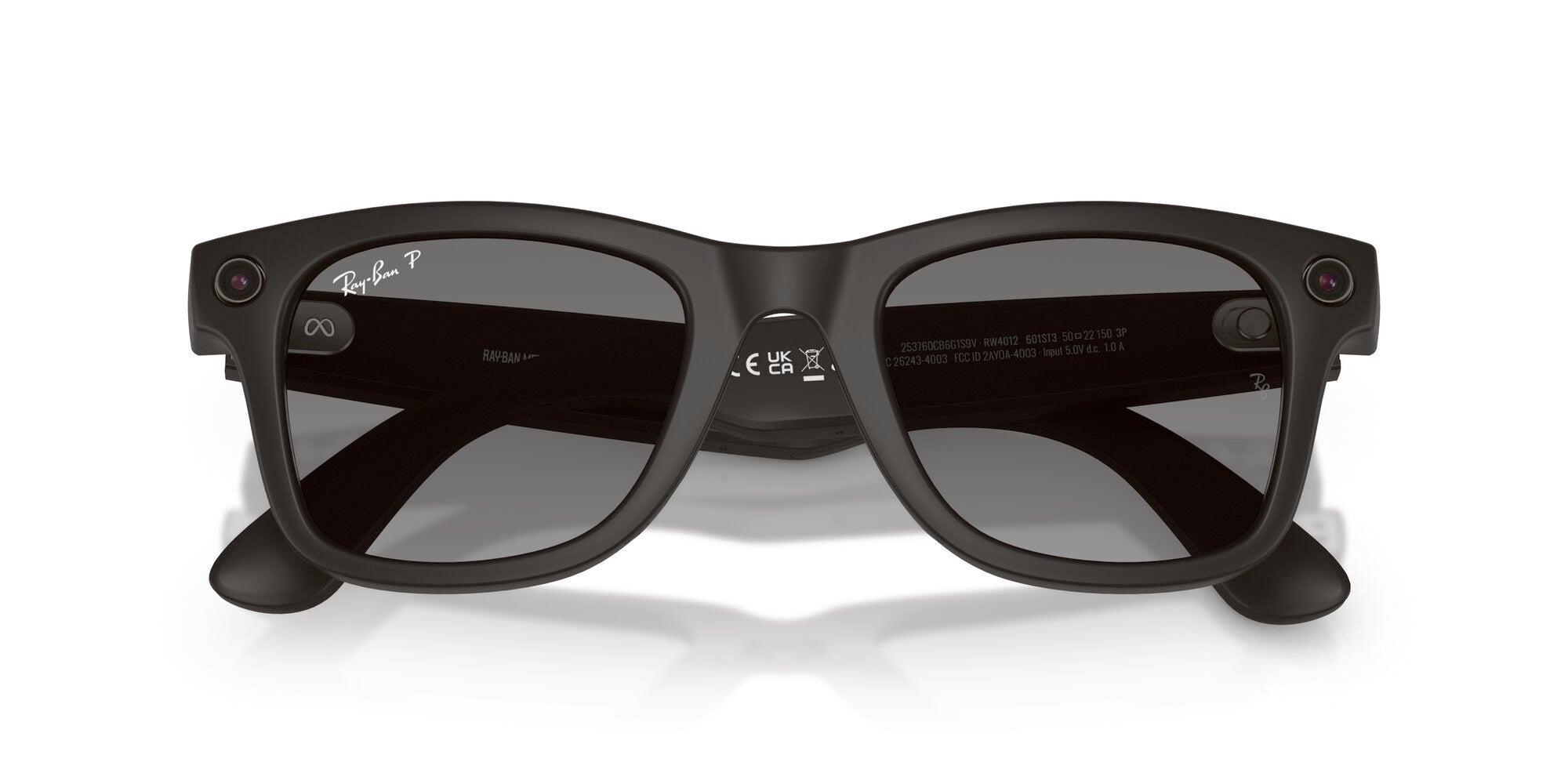 Ray-Ban Meta Wayfarer RW4012 601ST3 Black / Grey Gradient