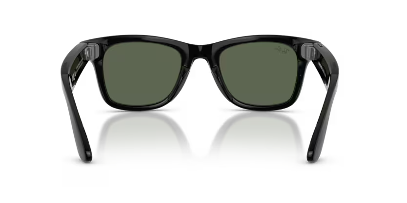 RAY-BAN Meta Wayfarer (Gen 2), 0RW4012, 601/71, G15 GREEN SHINY BLACK, 50