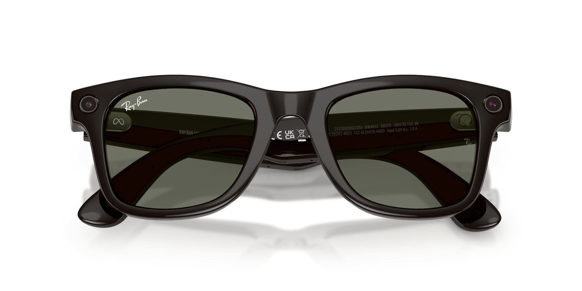 Ray-Ban Meta Wayfarer RW4012 601_71 Black / Dark Grey