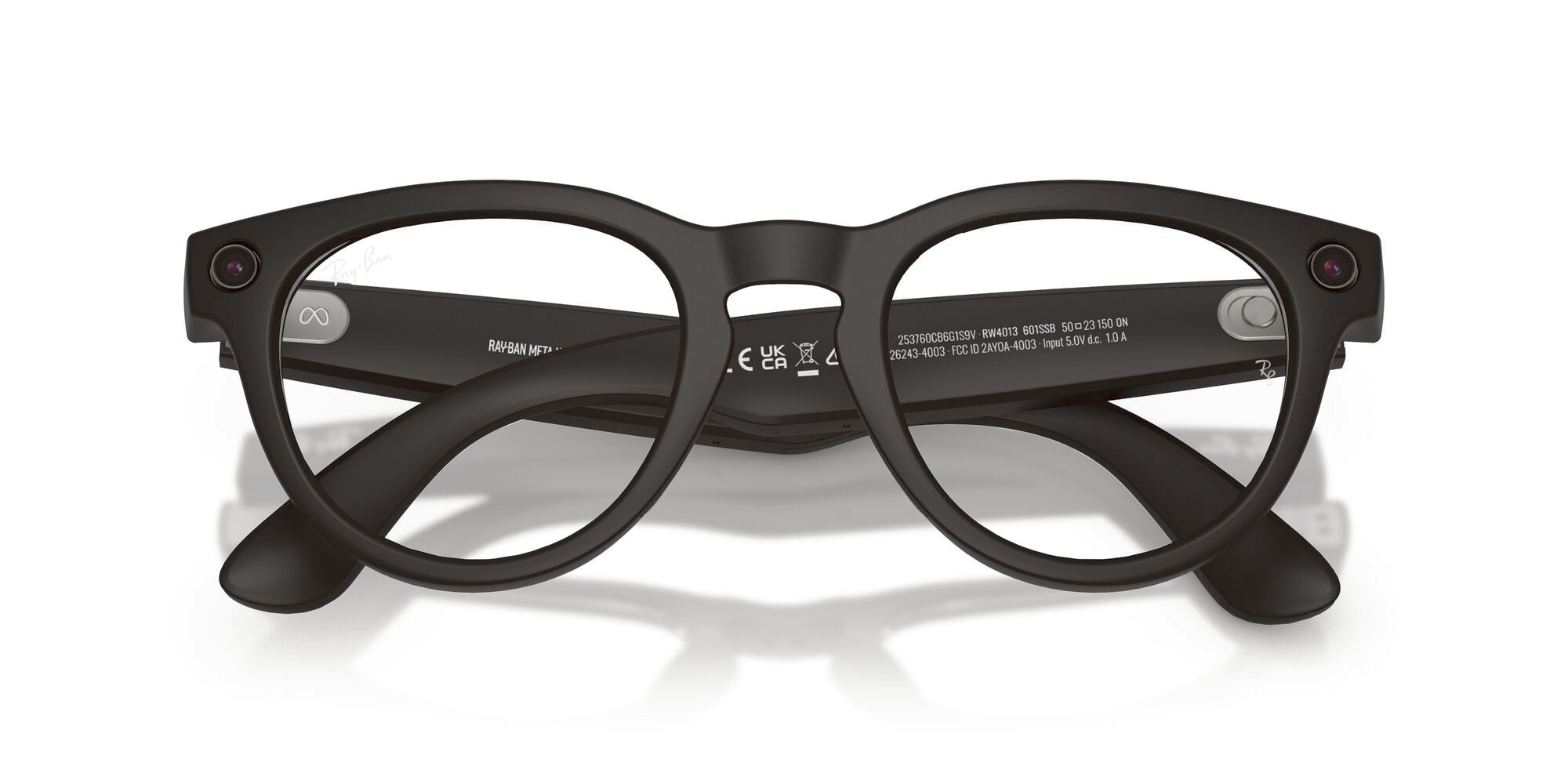Ray-Ban Meta Wayfarer Large RW4013 601SSB Black / Blue Gradient