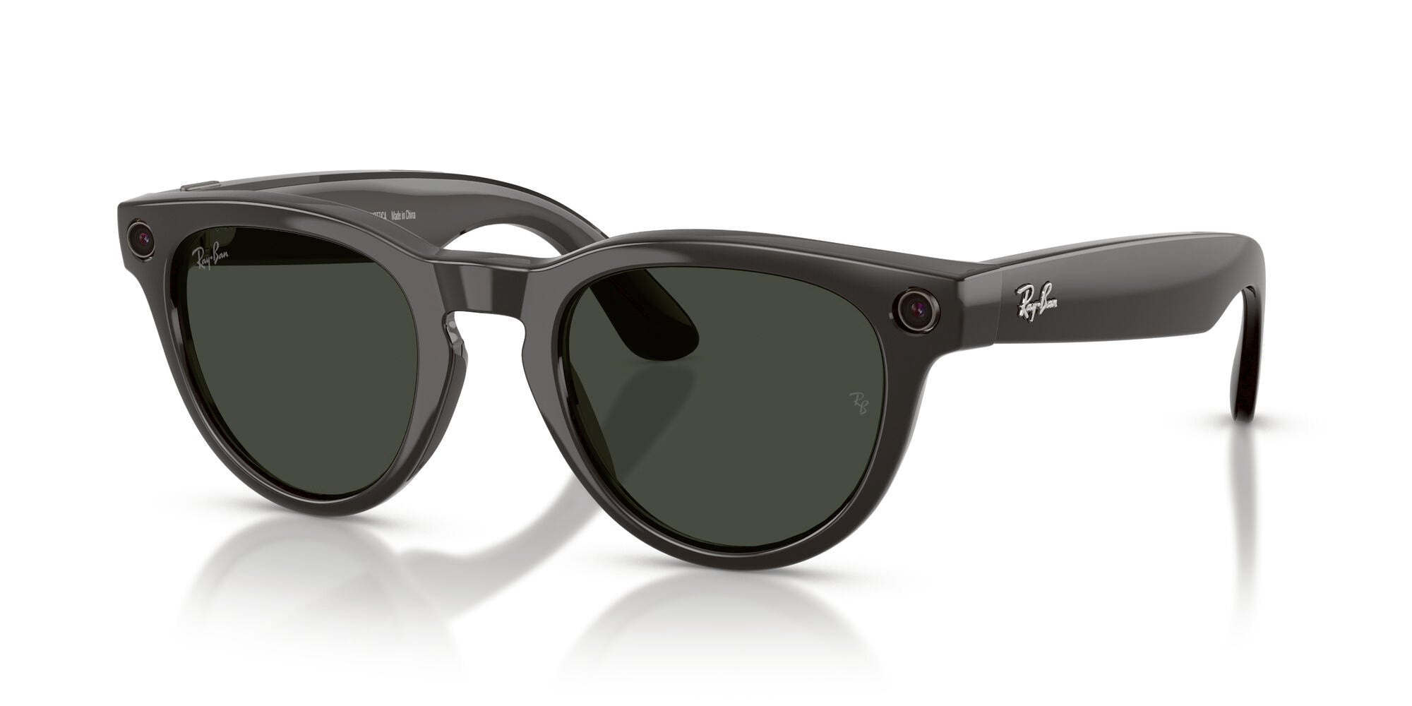 Ray-Ban Meta Wayfarer Large RW4013 601_1M Black / Gold Mirror