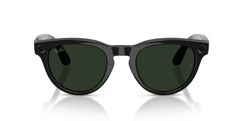 RAY-BAN, 0RW4013 Meta Headliner (Gen 2) 601/1M, TRANSITIONS® GRAPHITE GREEN SHINY BLACK, 50