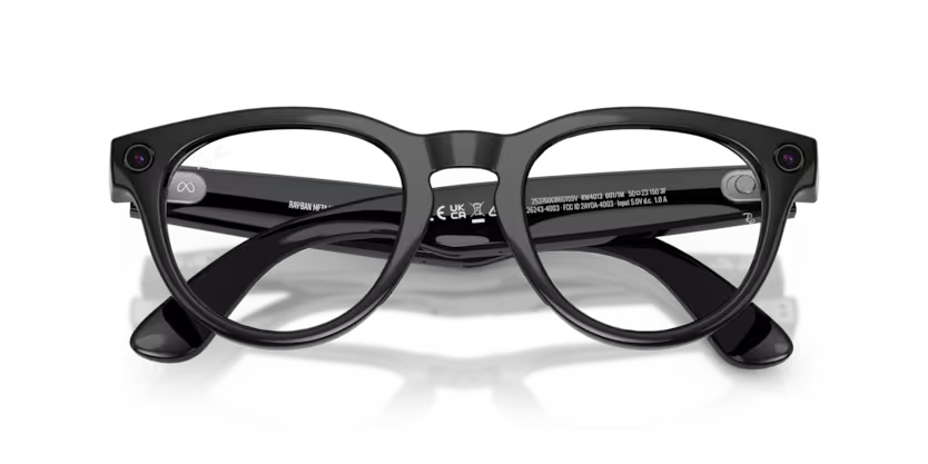 RAY-BAN, 0RW4013 Meta Headliner (Gen 2) 601/1M, TRANSITIONS® GRAPHITE GREEN SHINY BLACK, 50