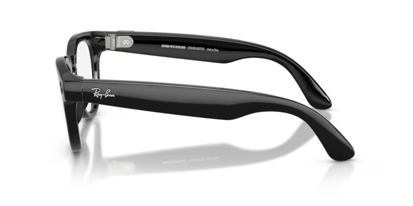 RAY-BAN, 0RW4013 Meta Headliner (Gen 2) 601/1M, TRANSITIONS® GRAPHITE GREEN SHINY BLACK, 50