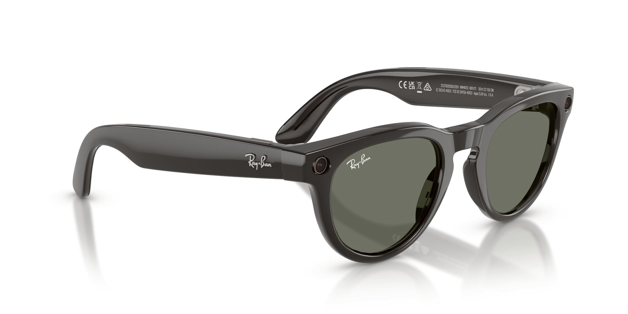 Ray-Ban Meta Wayfarer Large RW4013 601_71 Black / Dark Grey