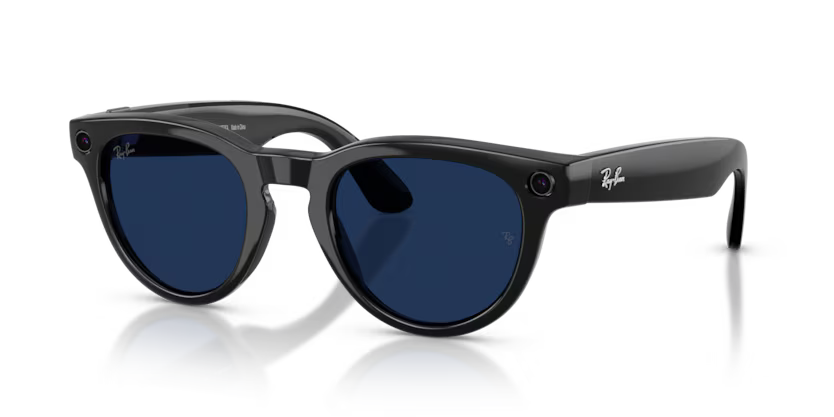 RAY-BAN, 0RW4013 Meta Headliner 601/MF, TRANSITIONS® SAPPHIRE SHINY BLACK, 50