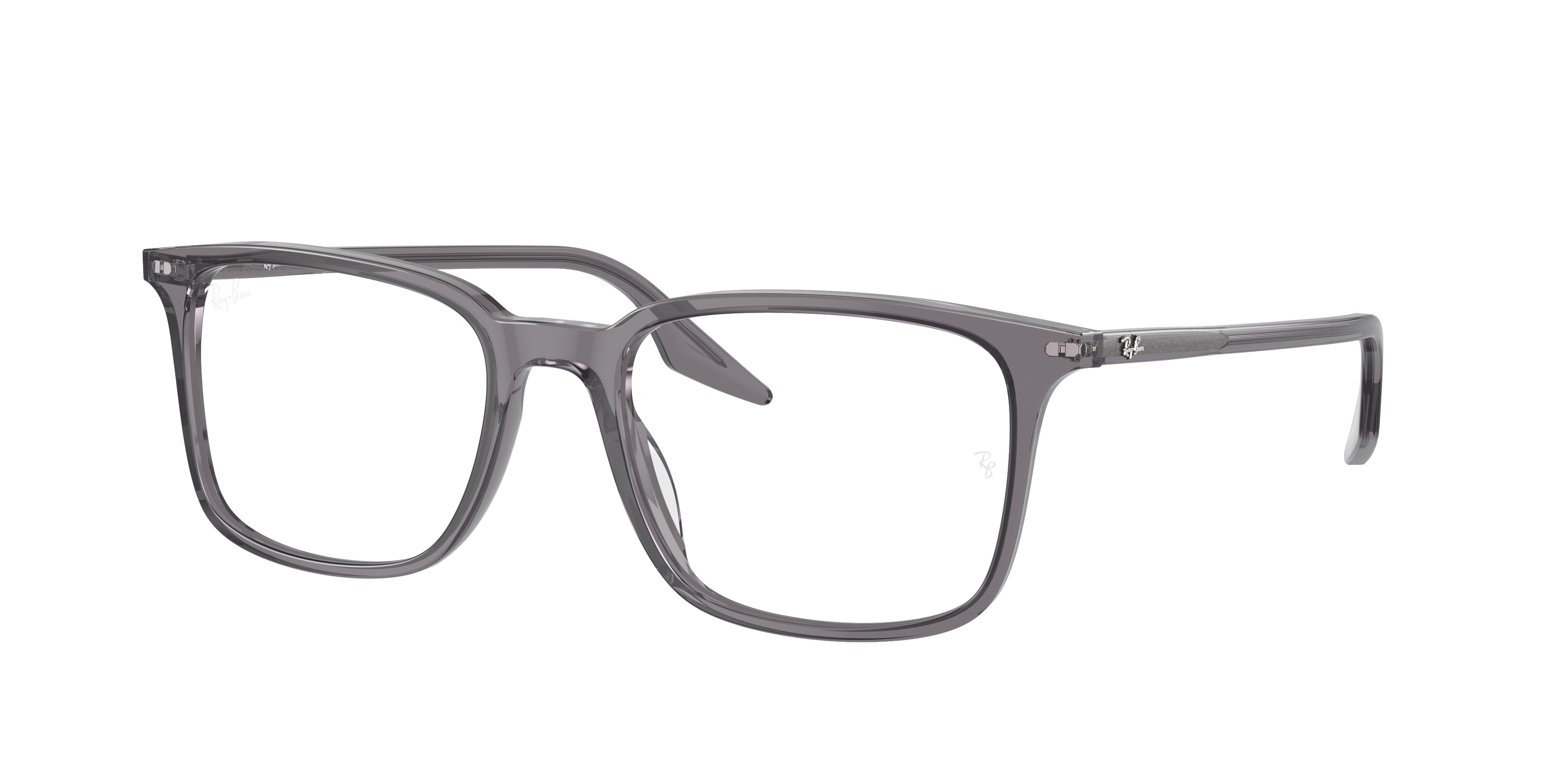 RAY-BAN VISTA, 0RX5421F, 8268 Transparent Grey, 55
