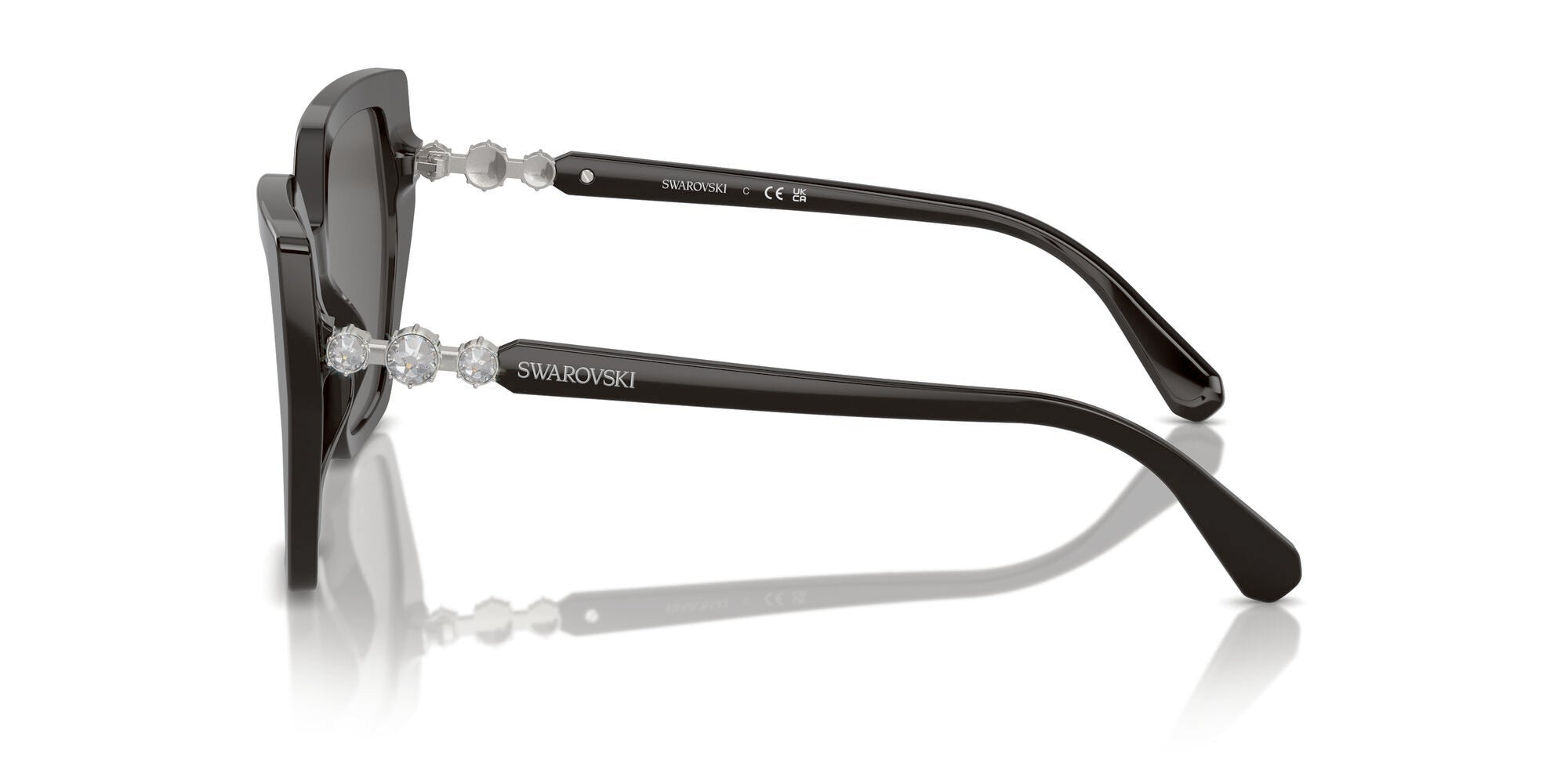 Swarovski SK6016F 100187 Black / Dark Grey