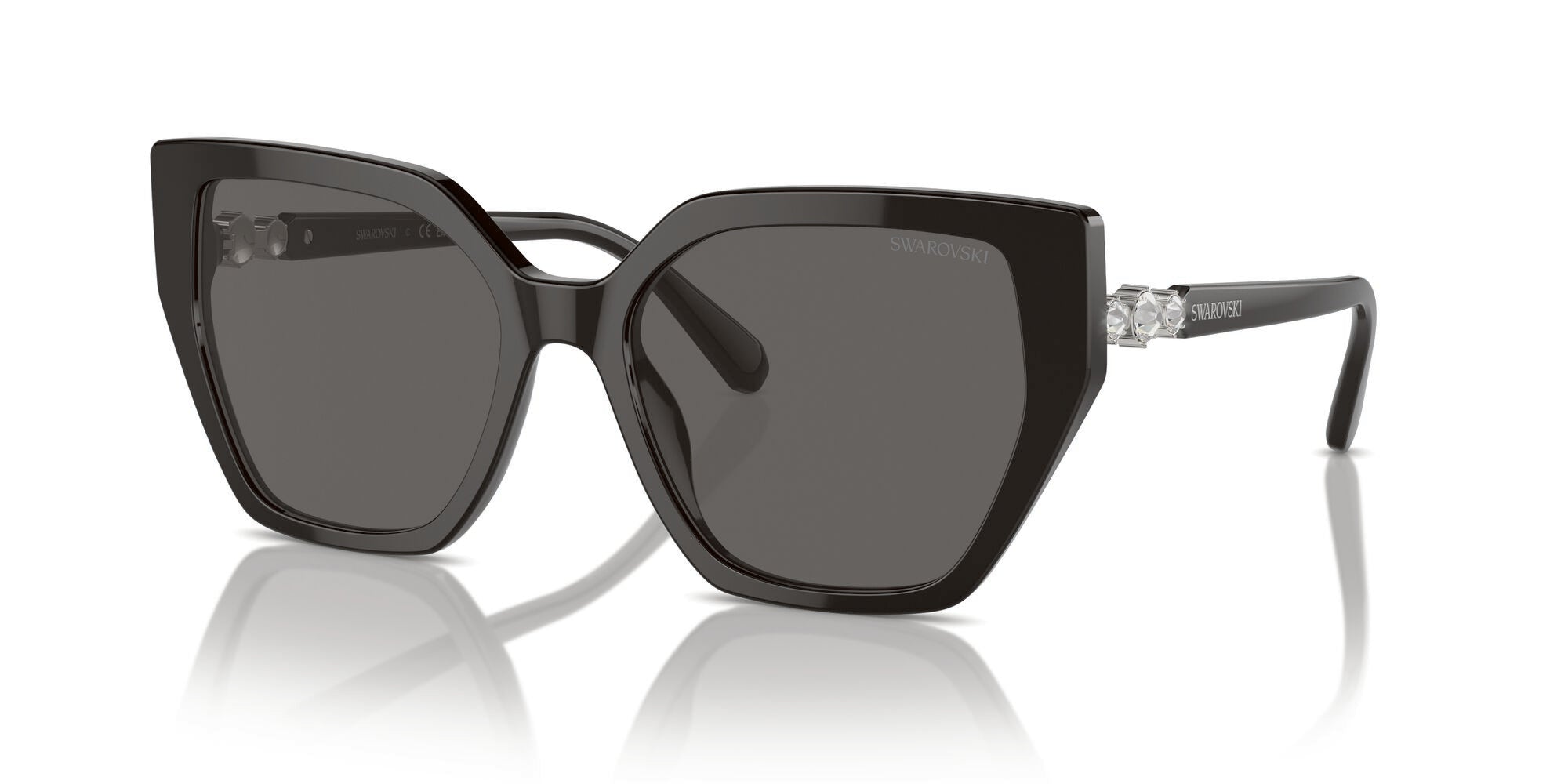 Swarovski SK6016F 100187 Black / Dark Grey
