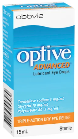 Refresh Optive Advanced Lubricant Eye Drops 15mL