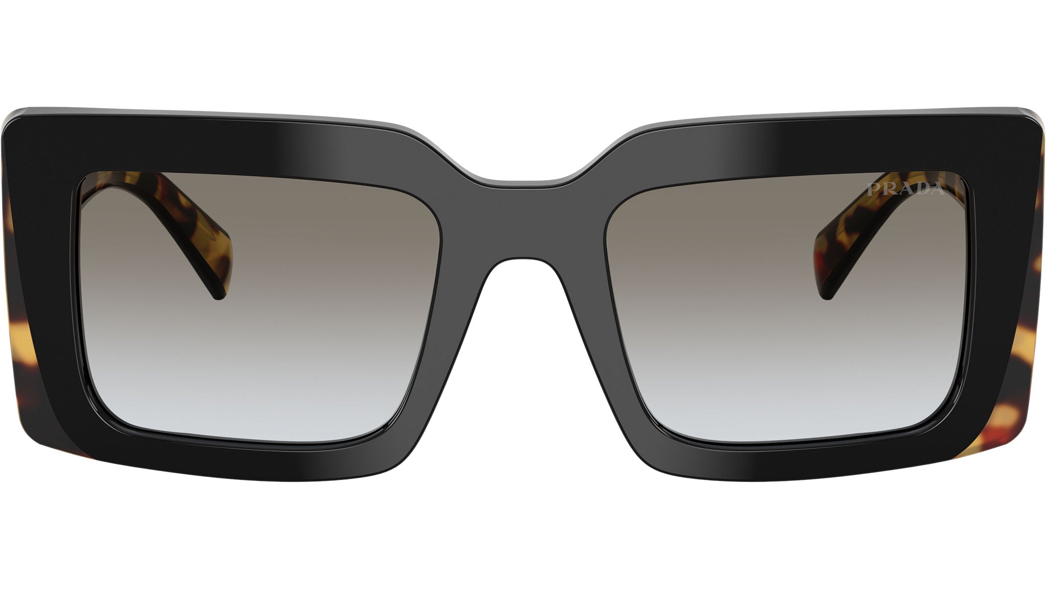 Prada PR D01S 0CD80L Black Tortoise Sunglasses - Front