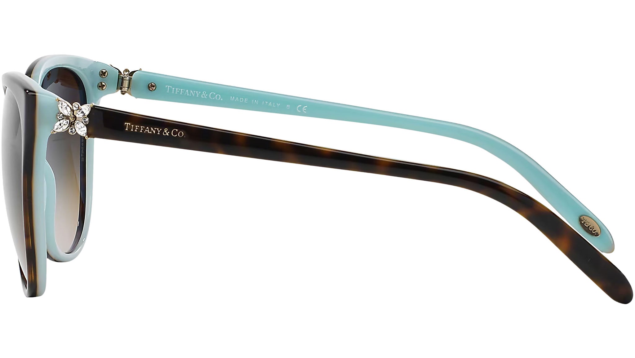 Tiffany & Co. TF4089B Havana on Tiffany Blue 58mm Sunglasses
