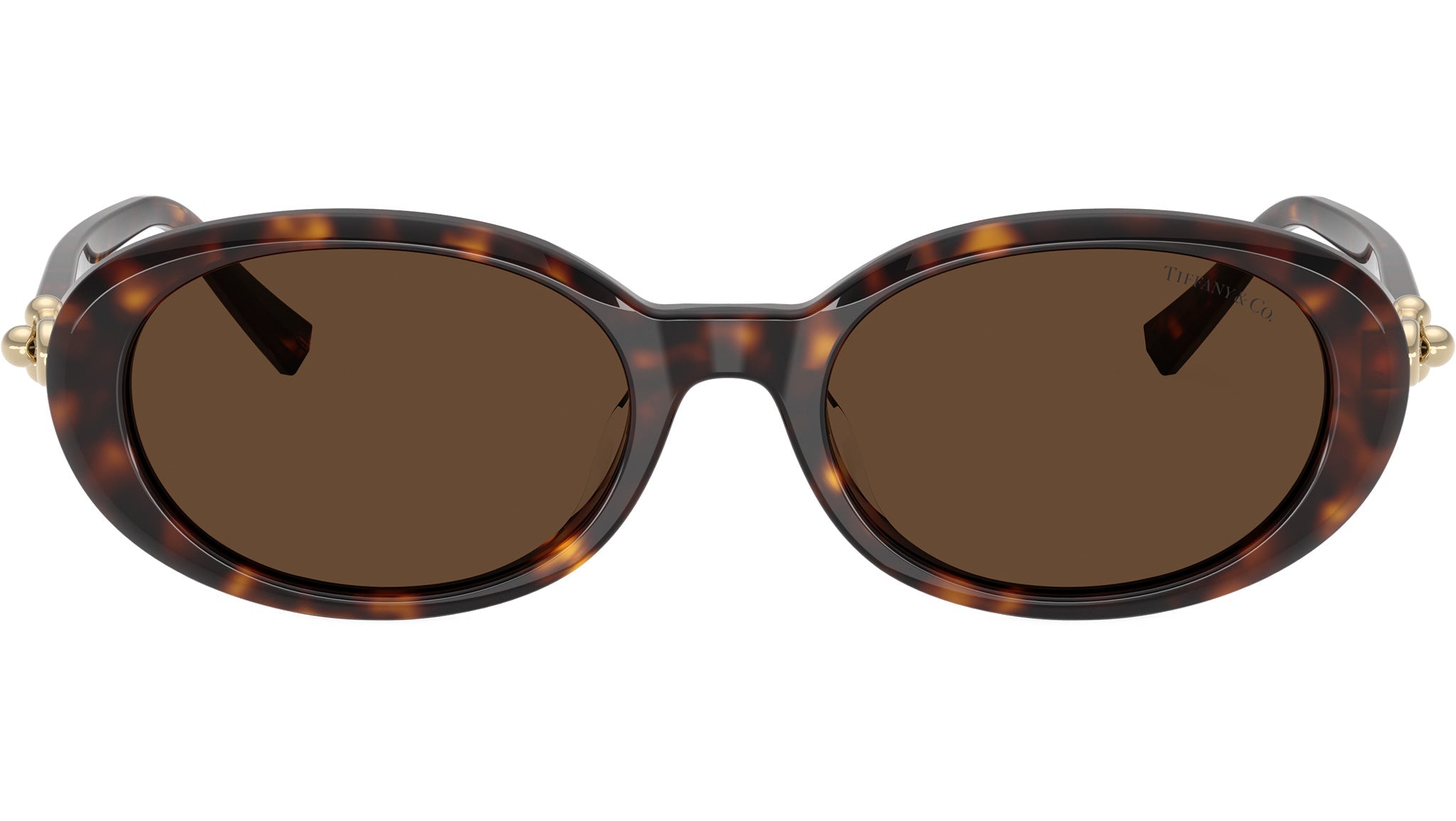 Tiffany & Co. TF4242D Havana 54mm Sunglasses — Low Bridge Fit