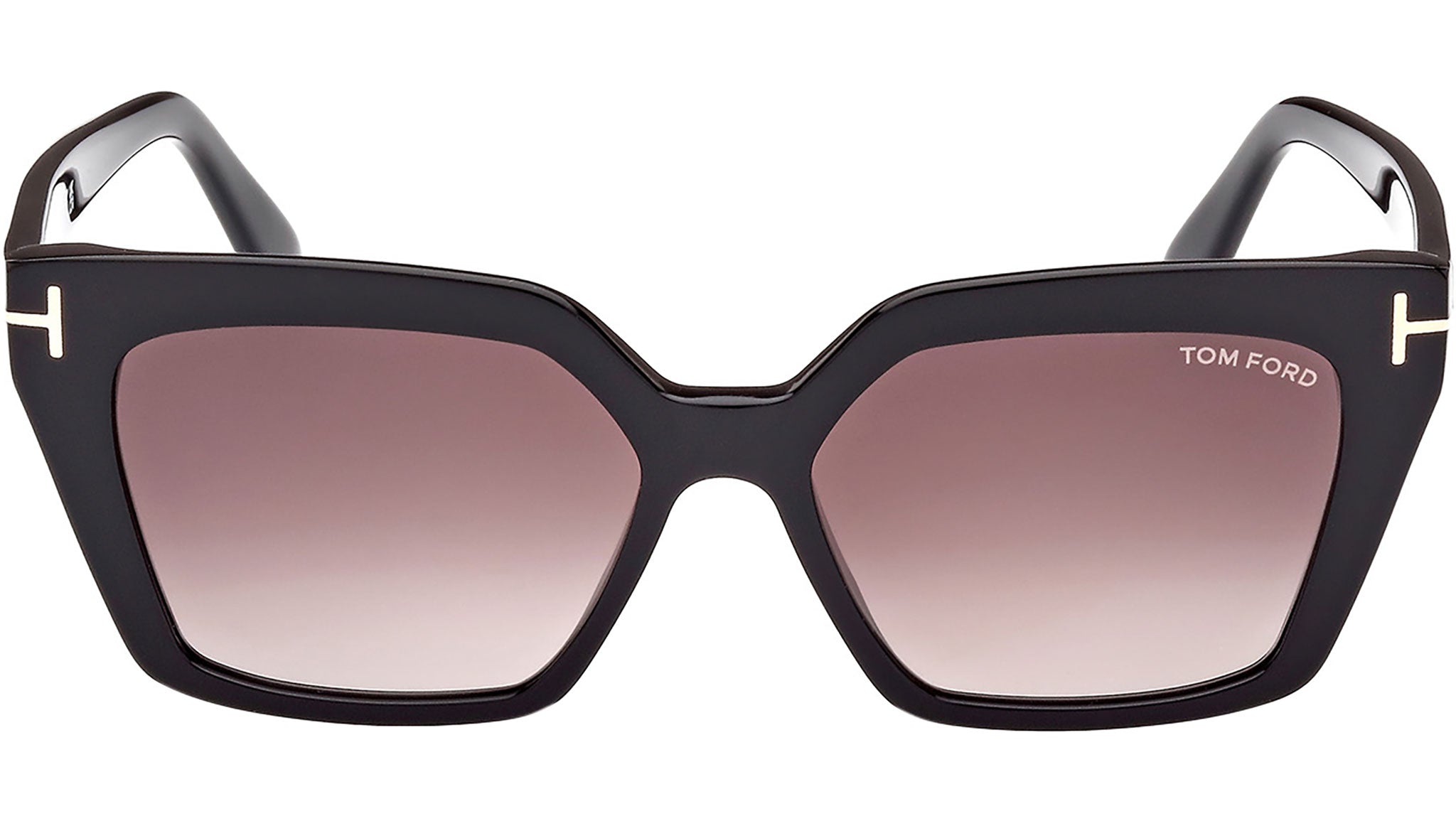 Tom Ford Winona FT1030 01Z Shiny Black / Gradient Violet - front view