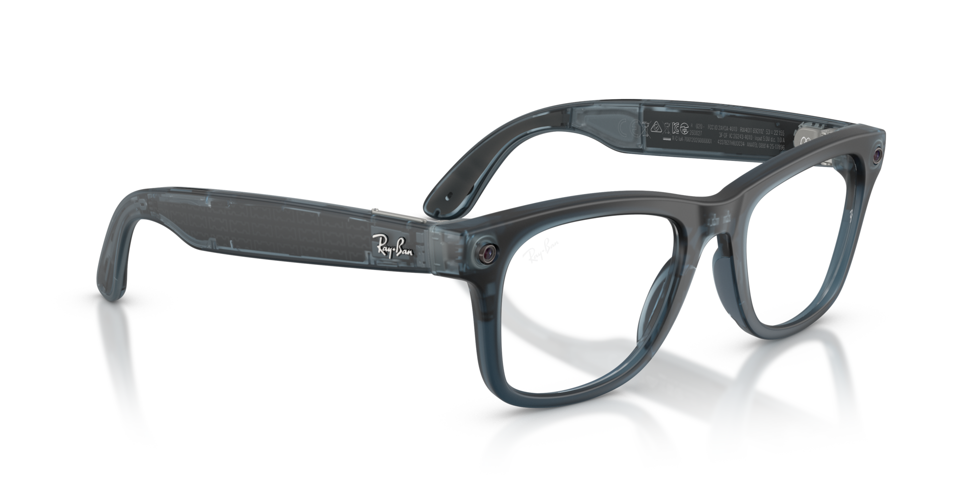 Ray-Ban Meta Wayfarer (Gen 3) Transparent Ocean Blue / Transitions Grey