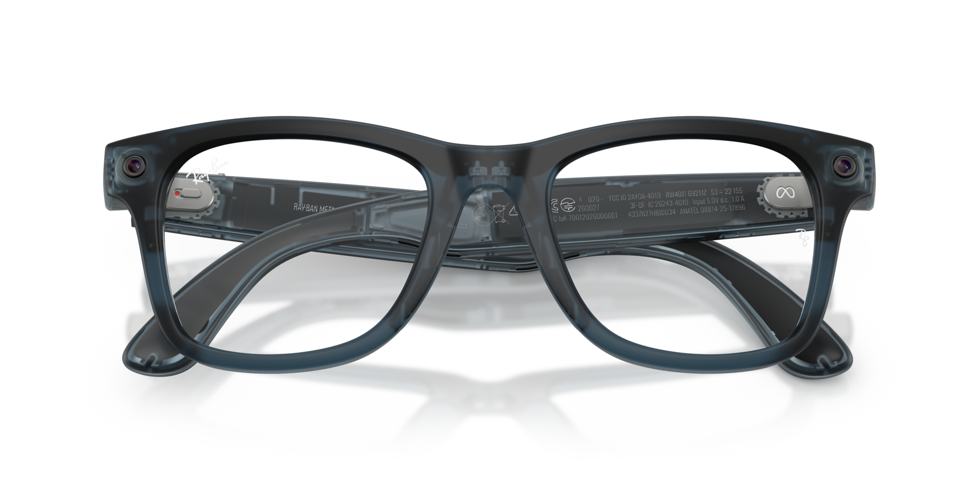Ray-Ban Meta Wayfarer (Gen 3) Transparent Ocean Blue / Transitions Grey