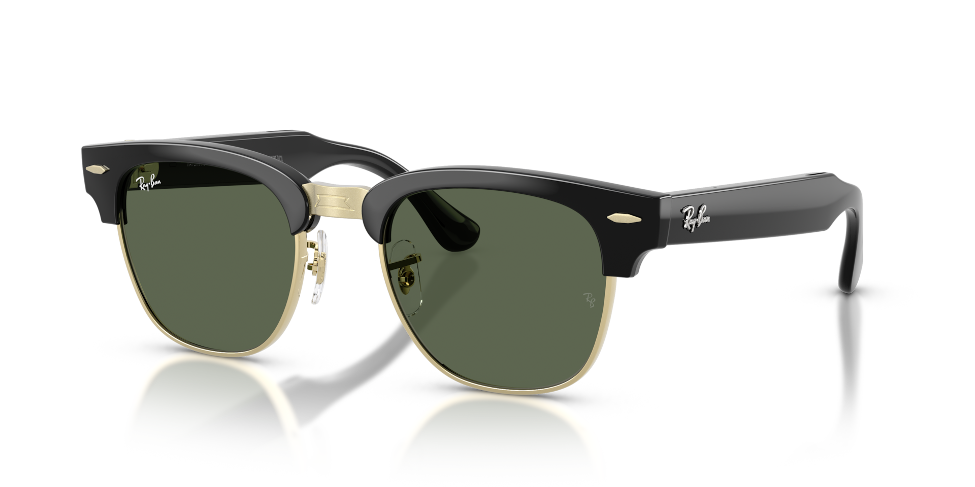 Ray-Ban Meta Audio Clubmaster Shiny Black / G15 Green