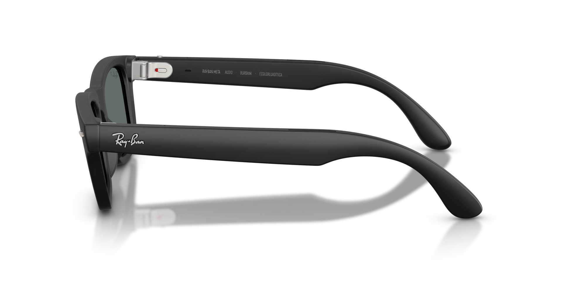 Ray-Ban Meta Audio Mr Burbank Matte Black / Polarised Dark Grey