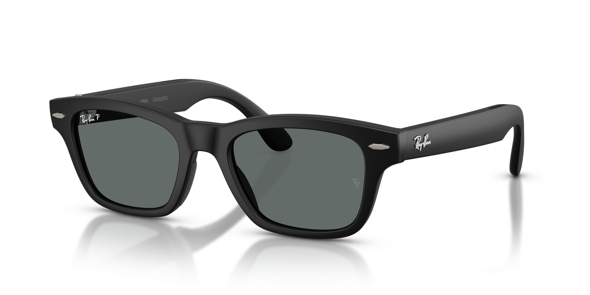 Ray-Ban Meta Audio Mr Burbank Matte Black / Polarised Dark Grey