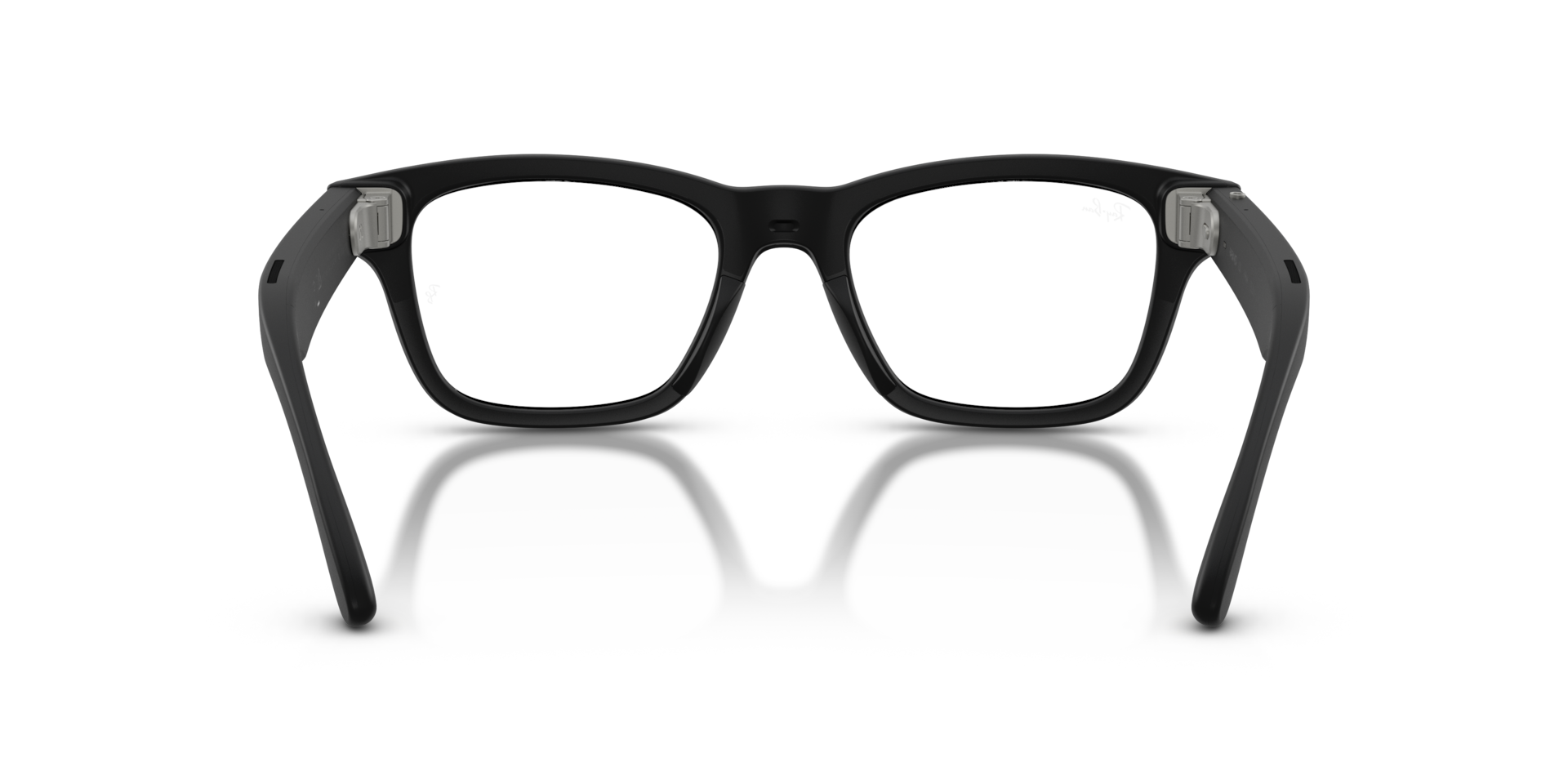 Ray-Ban Meta Audio Mr Burbank Matte Black / Clear (Blue-Violet Light Filter)