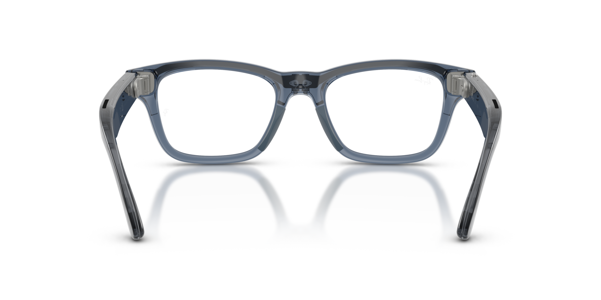 Ray-Ban Meta Audio Mr Burbank Transparent Blue / Transitions Sapphire