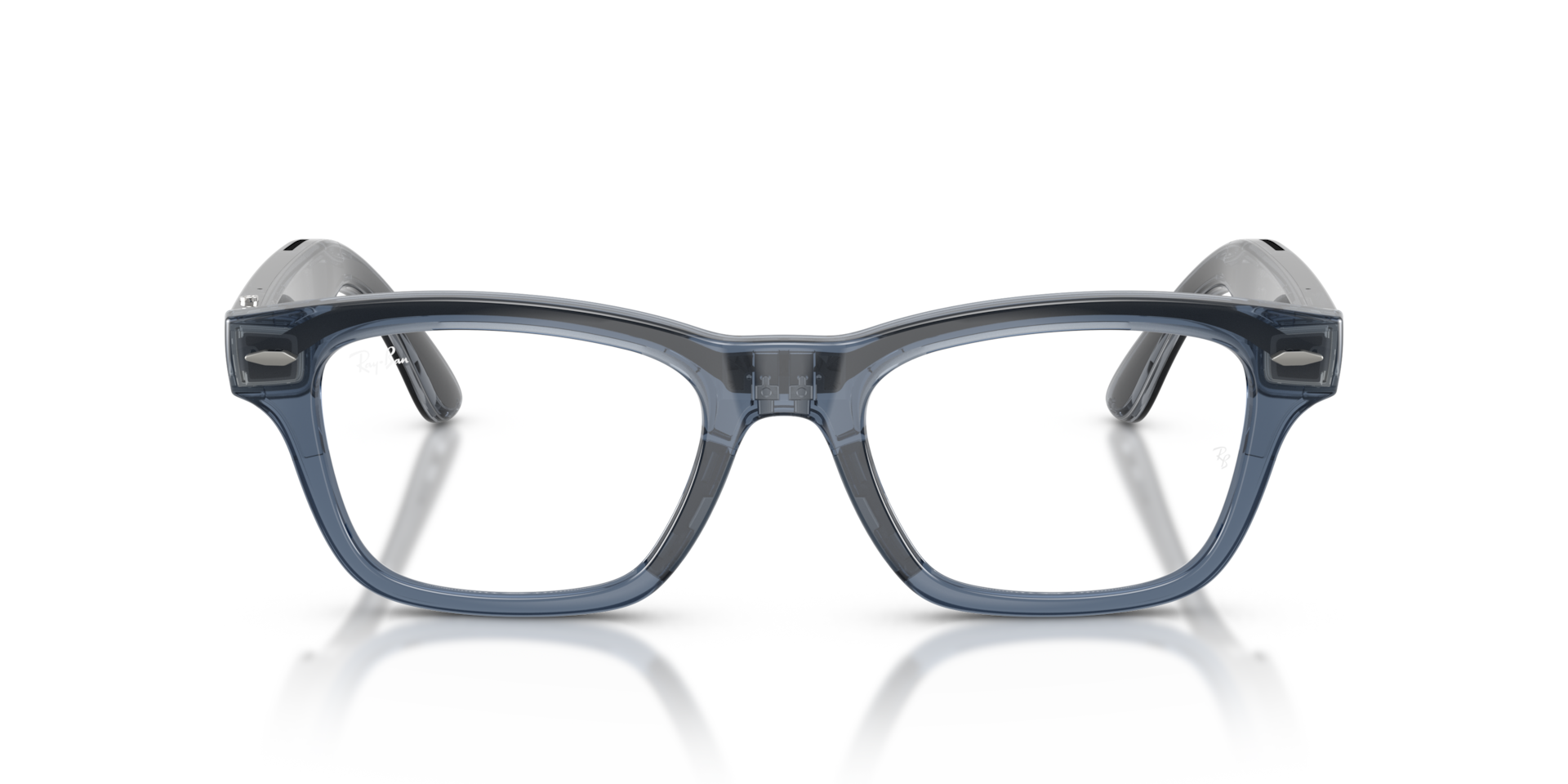Ray-Ban Meta Audio Mr Burbank Transparent Blue / Transitions Sapphire